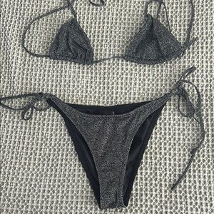 Triangl Swimwear Black sparkle